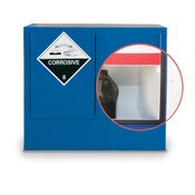 100L Poly Lined Corrosive Safety Cabinet | Safe Storage of Corrosive Liquids | Ecospill Brisbane Sydney Melbourne Perth Adelaide Canberra | CSCPL100